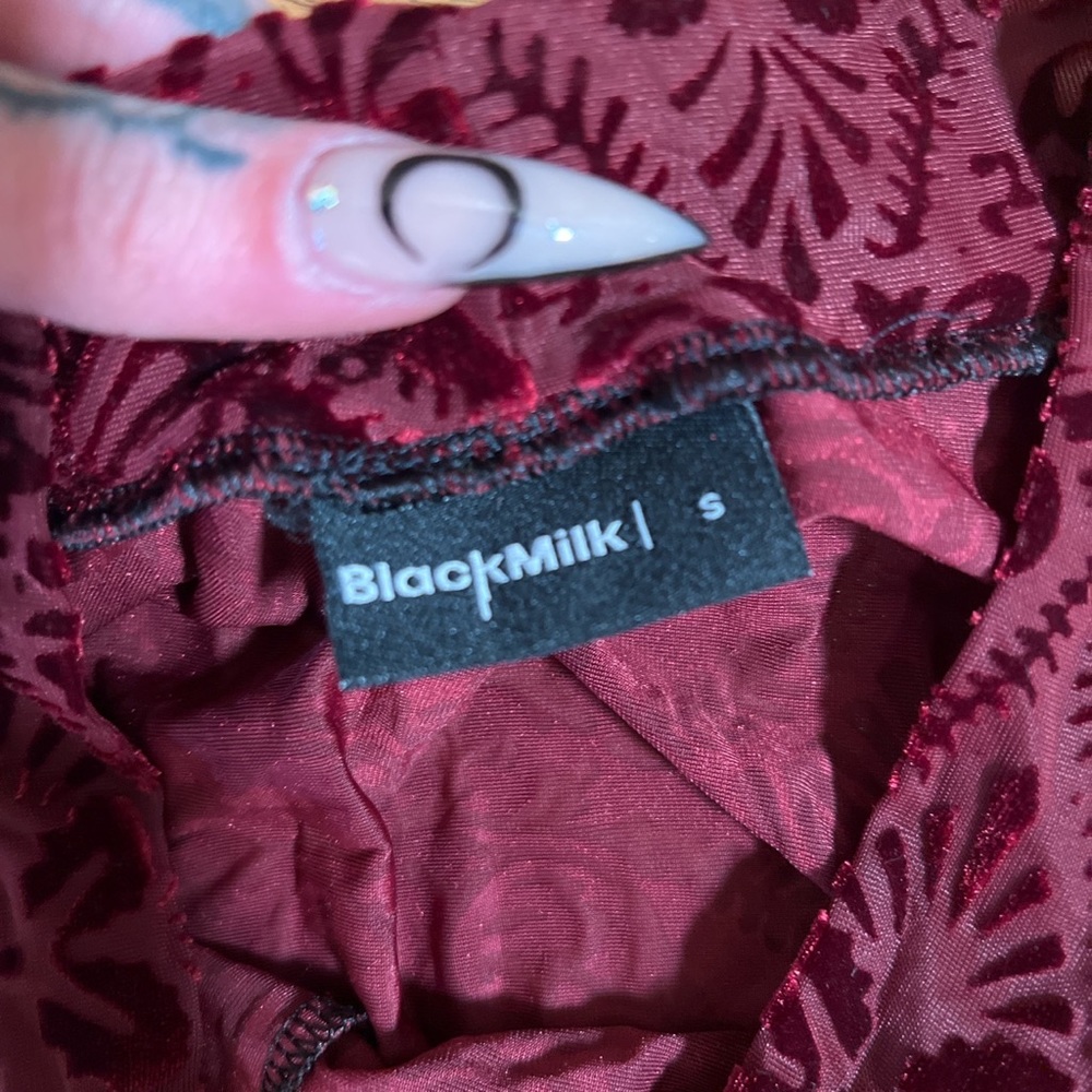 Black milk skirt